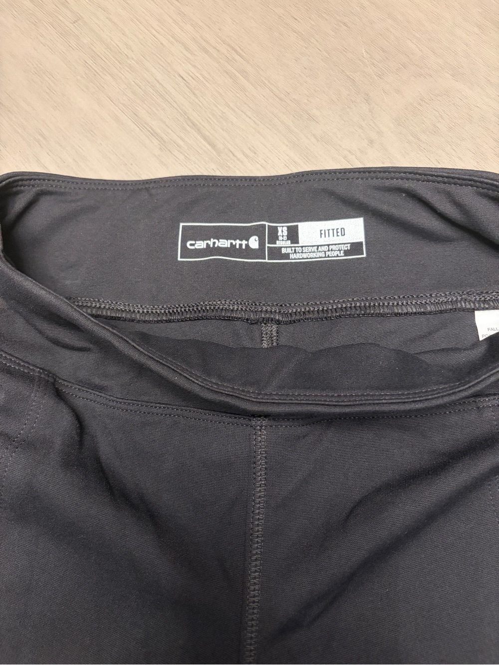 Carhartt Women’s Black Fitted pants, leggings, heavy duty work pants, chore wear